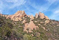 Cap Roux Felsen